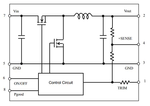 Block Diagram - Murata MYUSP DC-DC Converter